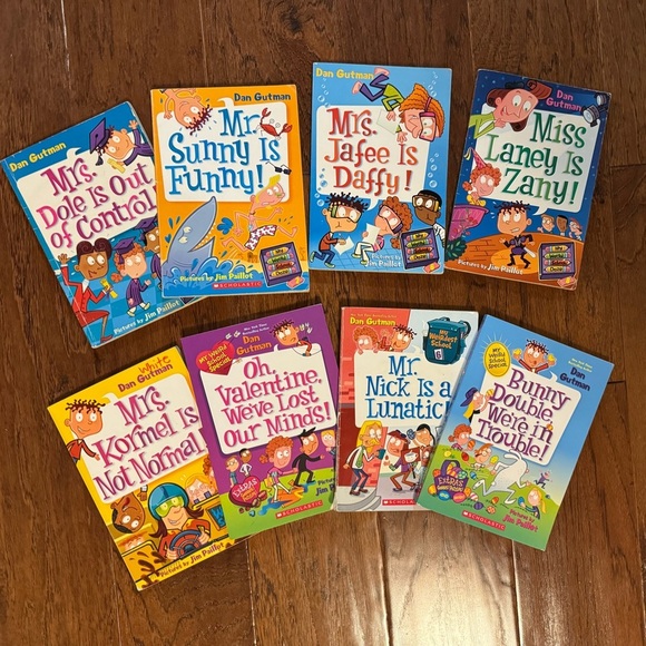 Other - Dan Gutman Children's Book Set, Bundle of 8 from the My Weird School series